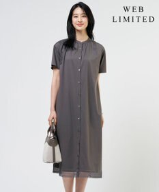 J.PRESS LADIES L 【WEB限定】プレーティングジャージー ワンピース