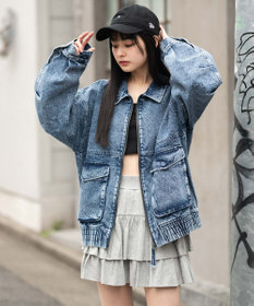 WEGO 【ユニセックス着用ITEM/MLサイズ展開】フライトジャケット