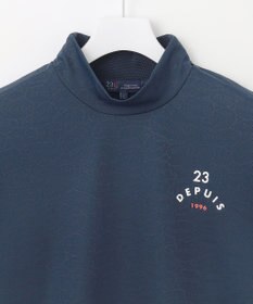 23区GOLF 【MEN】【吸水速乾/UVケア】ＹＥＬＬ柄ジャガード モックネック