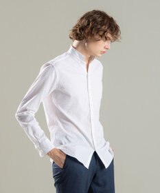 JOSEPH HOMME アロージャガードストレッチ ウイングカラーシャツ