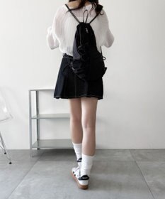 WEGO 【ユニセックス着用ITEM】センターzipナップサック