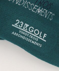 23区GOLF 【MEN】バックロゴ ハーフソックス