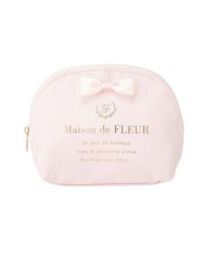 Maison de FLEUR 《セット商品》ダブルリボンギャザートート・ポーチ