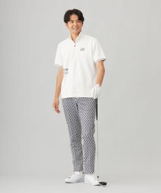 23区GOLF 【MEN】【吸水速乾/UVカット】ストレッチダンボールモックネックシャツ