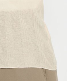 uncrave 【手洗い可】シアー ランダムリブ Uネック カットソー（uncrave STANDARD）