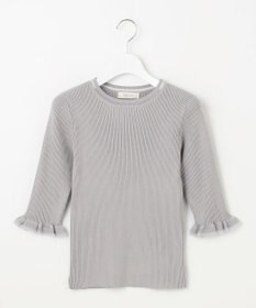 Feroux シアートリム リブニット