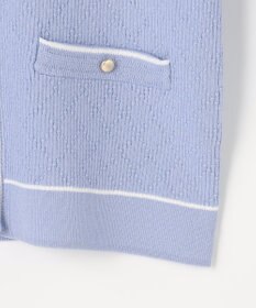 ANY SIS バイカラーニット カーディガン