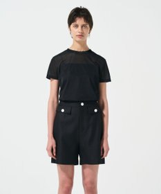 GRACE CONTINENTAL シアークルーカットトップ