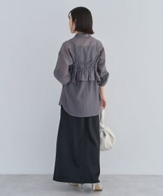 Green Parks ＳＥＴ２点フリルビスチェ＋シャツチュニック