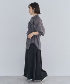 Green Parks ＳＥＴ２点フリルビスチェ＋シャツチュニック