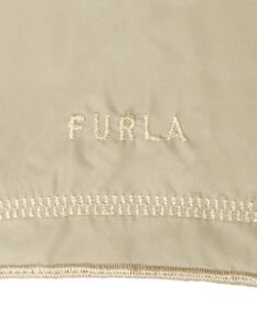 MOONBAT FURLA 晴雨兼用日傘 折りたたみ傘 ジッパー刺繍 ／遮光 遮熱 UV