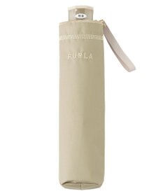 MOONBAT FURLA 晴雨兼用日傘 折りたたみ傘 ジッパー刺繍 ／遮光 遮熱 UV