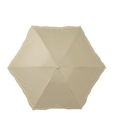 MOONBAT FURLA 晴雨兼用日傘 折りたたみ傘 ジッパー刺繍 ／遮光 遮熱 UV