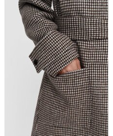 JOSEPH ダブルフェイス ドッグトゥース　ロングコート