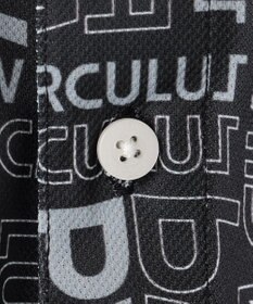 PW CIRCULUS 【MEN】PW LOGO 総柄ポロシャツ ゴルフ
