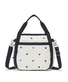 LeSportsac SMALL JENNI/トリコロールハートエンブロイダリー