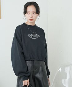 WEGO 裏起毛ドロストショートスウェット