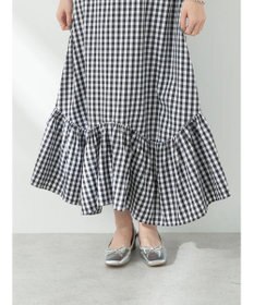 earth music&ecology イレヘムチェックスカート