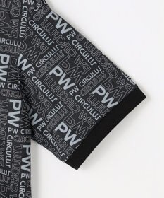 PW CIRCULUS 【MEN】PW LOGO 総柄ポロシャツ ゴルフ