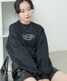 WEGO 裏起毛ドロストショートスウェット