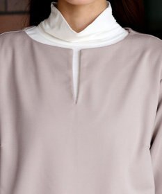 Tiaclasse 【洗える】キーネックカットソートップス