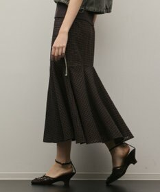 GRACE CONTINENTAL チェックマーメイドスカート