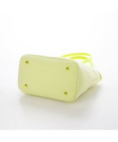 UNBILLION ペルケ perche / キャンバス・蛍光シープレザートートバッグ