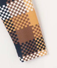 23区GOLF 【WOMEN】【吸水速乾・UVケア】 チェック柄プリント 長袖シャツ