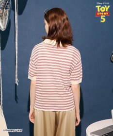 AMERICAN HOLIC 【TOY STORY 5】ボーダー半袖ニットポロ