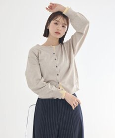 earth music&ecology 【一部予約】カラーコンビニットカーディガン