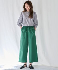 ANY 【ウエストゴム/UVケア/接触冷感】清涼リラックスワイドパンツ