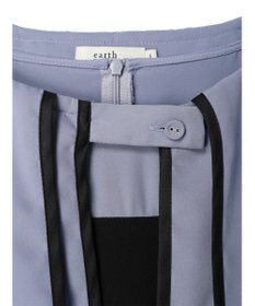 earth music&ecology パイピング衿付きドッキングワンピース