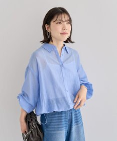 Green Parks 裾ドロストシアーシャツ