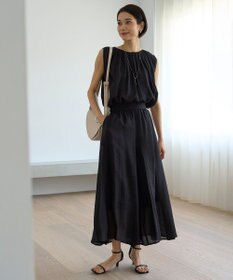 UNFILO ヴィンテージシアー プリーツブラウス