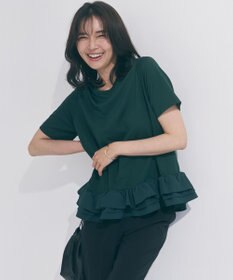 UNFILO BEAUTY FORM-T フリルヘム Tシャツ