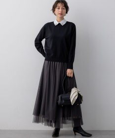 23区 【先行予約/WEB&一部店舗限定】ビジューデザイン 2WAY ニット