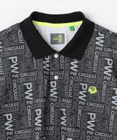 PW CIRCULUS 【MEN】PW LOGO 総柄ポロシャツ ゴルフ