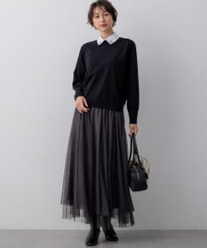 23区 【先行予約/WEB&一部店舗限定】ビジューデザイン 2WAY ニット