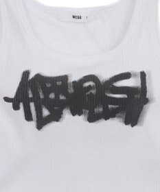 WEGO 【カップ付きインナー】グラフィックカップ付きリブタンク