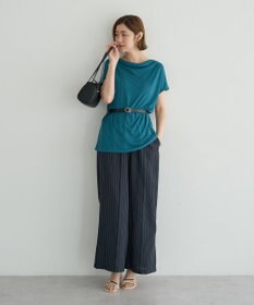 YECCA VECCA 【接触冷感】ドレープカットトップス