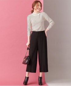 ANY SIS 【保温性あり/洗える】サーモ 2WAYストレッチ ワイドパンツ