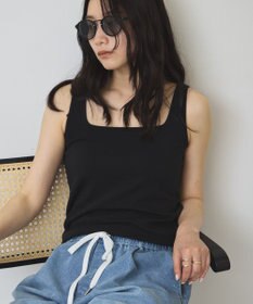 AMERICAN HOLIC 吸放湿スクエアネックタンクトップ