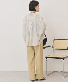 AMERICAN HOLIC シアーチェックショート丈シャツ