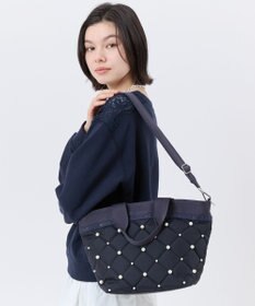 LeSportsac BUCKET TOTE W PEARLS/ディープシーパール