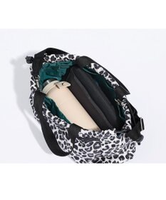 LeSportsac E/W CITY DRAWSTRING BAG??? /アップタウンレオパード/ブラック