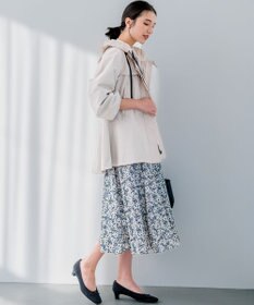 組曲 S 【WEB限定】フード付きライトブルゾン