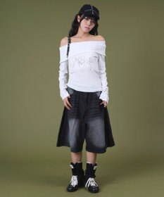 WEGO バギーハーフデニム