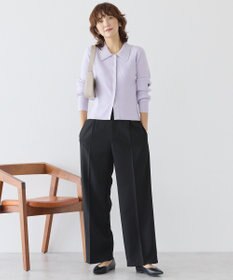 AMERICAN HOLIC バイパチ襟付き前あきリブプルオーバー