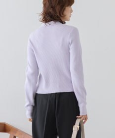 AMERICAN HOLIC バイパチ襟付き前あきリブプルオーバー