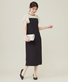 ANY SIS フリルスリーブペンシル ドレス